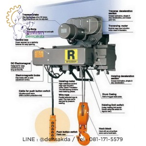 **รอกสลิงไฟฟ้ามิตซูบิชิ 2 ทิศทาง Mitsubishi รุ่น R-1-LK-3