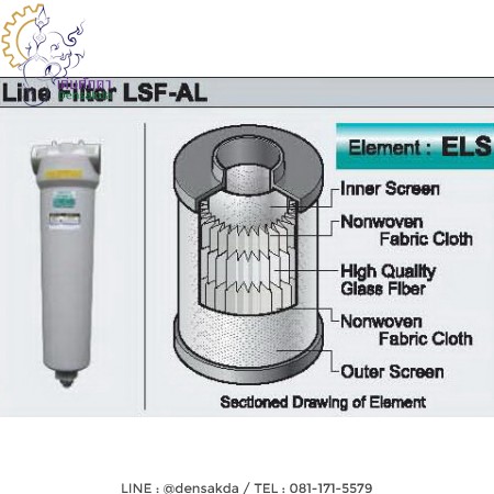 รูปตัวอย่าง Main Line Filter ORION 1 Micron รุ่น : LSF-200AL